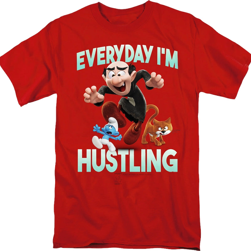 Everyday I'm Hustling Smurfs T-Shirt