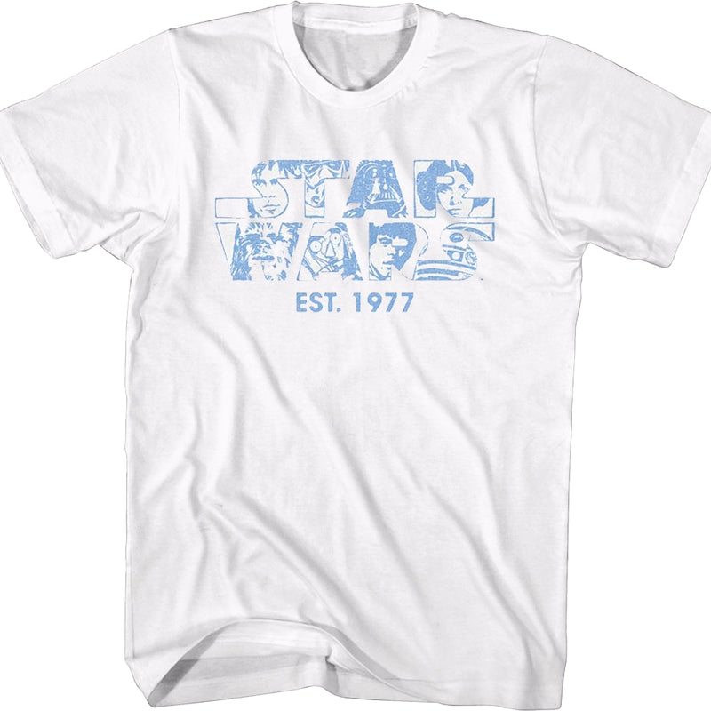 Faces In Logo Star Wars T-Shirt