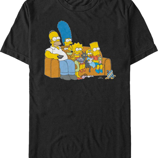 Family Couch The Simpsons T-Shirt