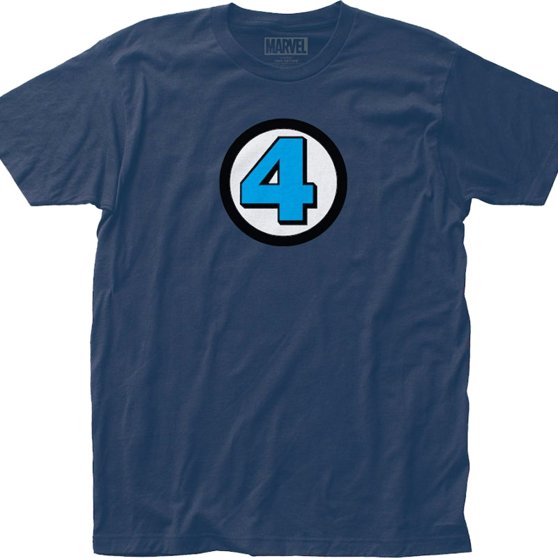 Fantastic Four Logo Marvel Comics T-Shirt