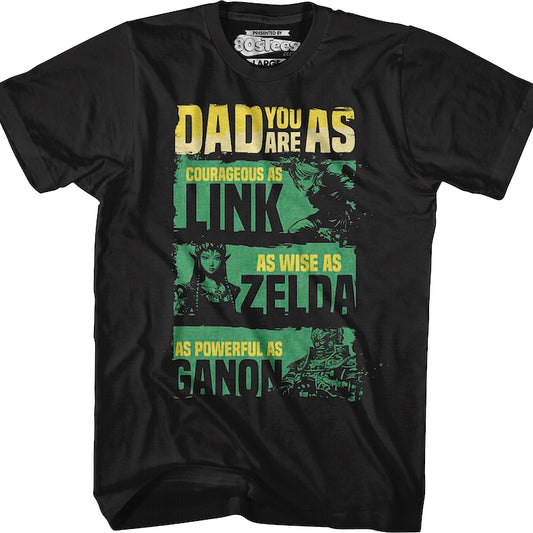 Father's Day Legend of Zelda Nintendo T-Shirt