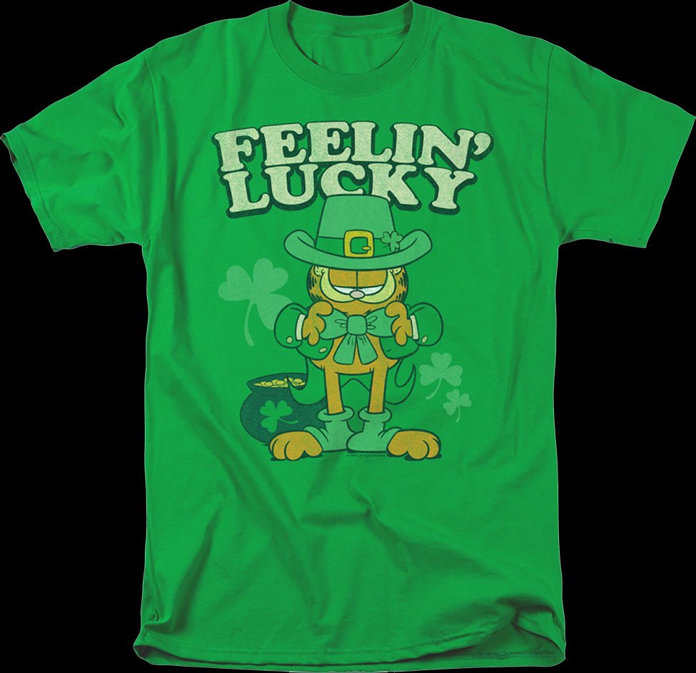 Feelin' Lucky Garfield T-Shirt