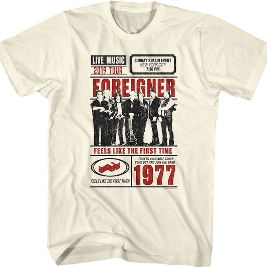 Feels Like The First Time Foreigner T-Shirt