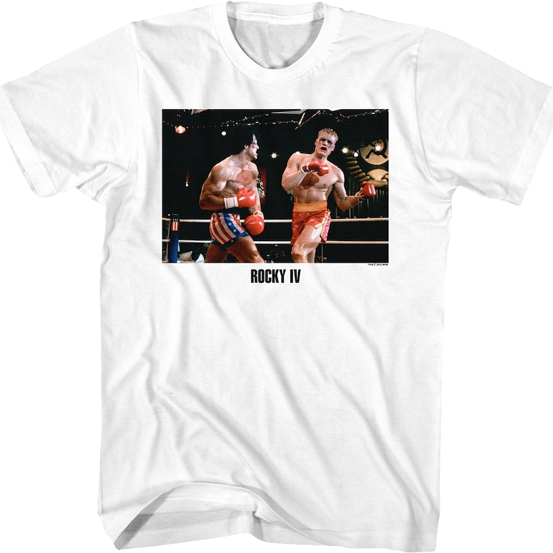 Fighting Drago Photo Rocky IV T-Shirt