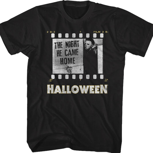 Film Strip Halloween T-Shirt