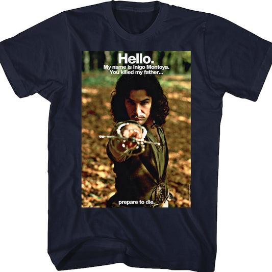 Hello My Name Is Inigo Montoya Princess Bride Shirt