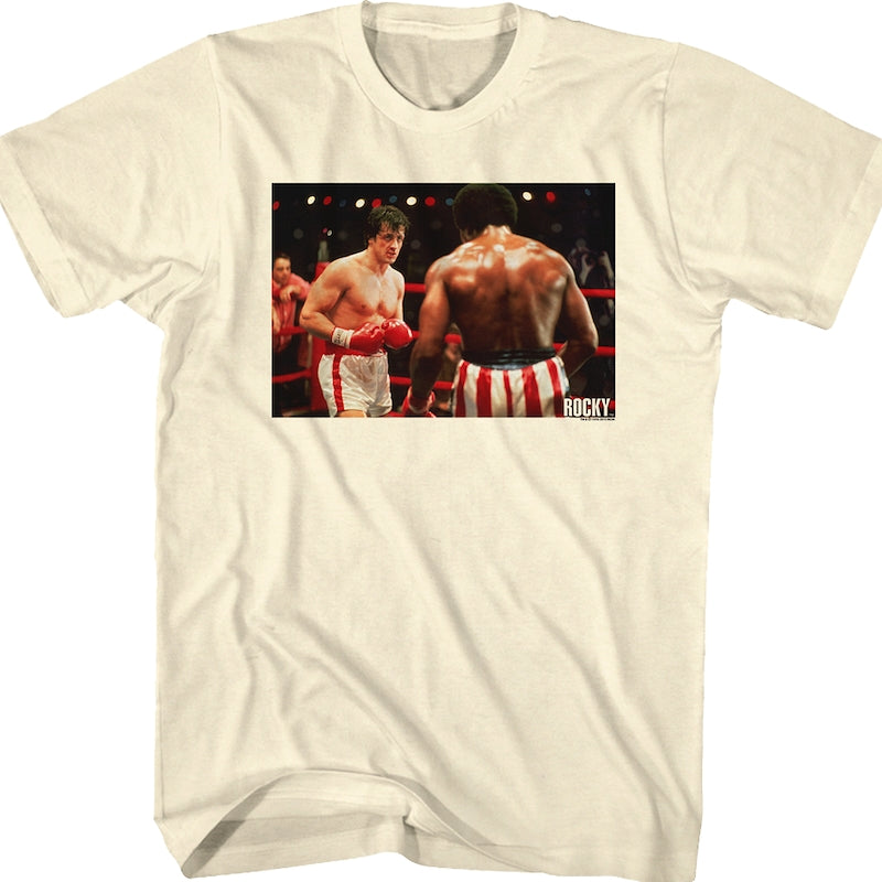 First Fight Apollo Creed vs Rocky Balboa T-Shirt