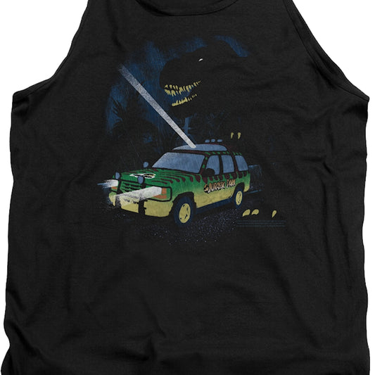 Flashlight Jurassic Park Tank Top