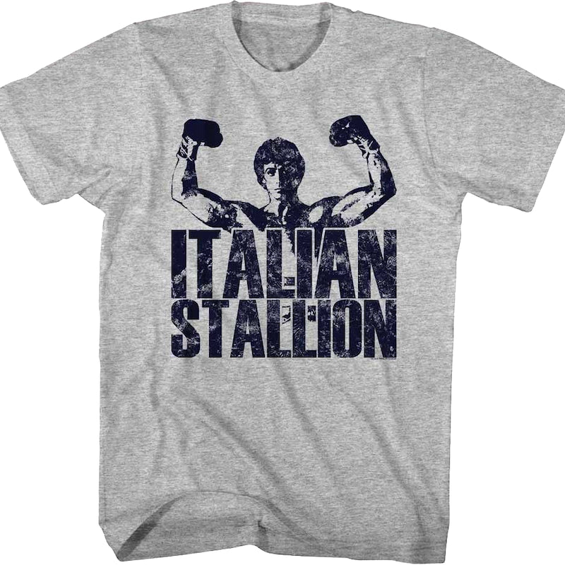 Flexing Italian Stallion Rocky T-Shirt