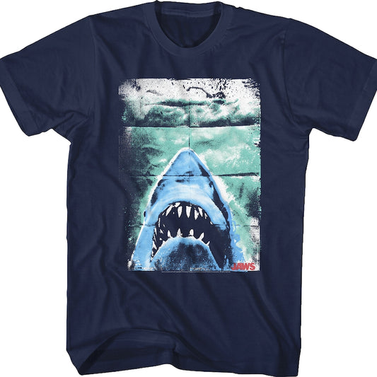 Folded Poster Jaws T-Shirt