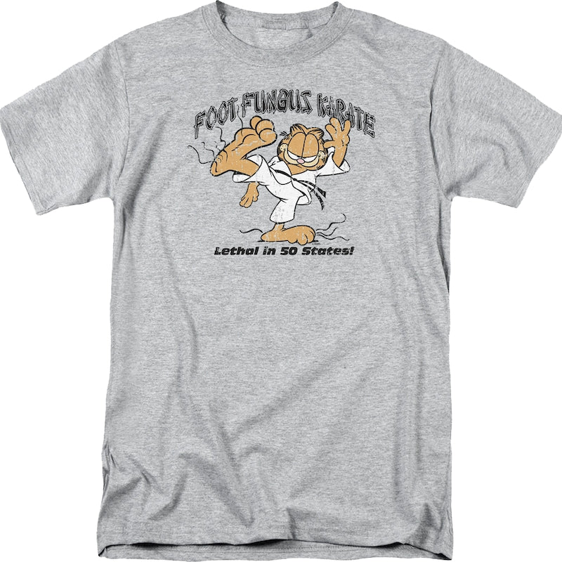 Foot Fungus Karate Garfield T-Shirt