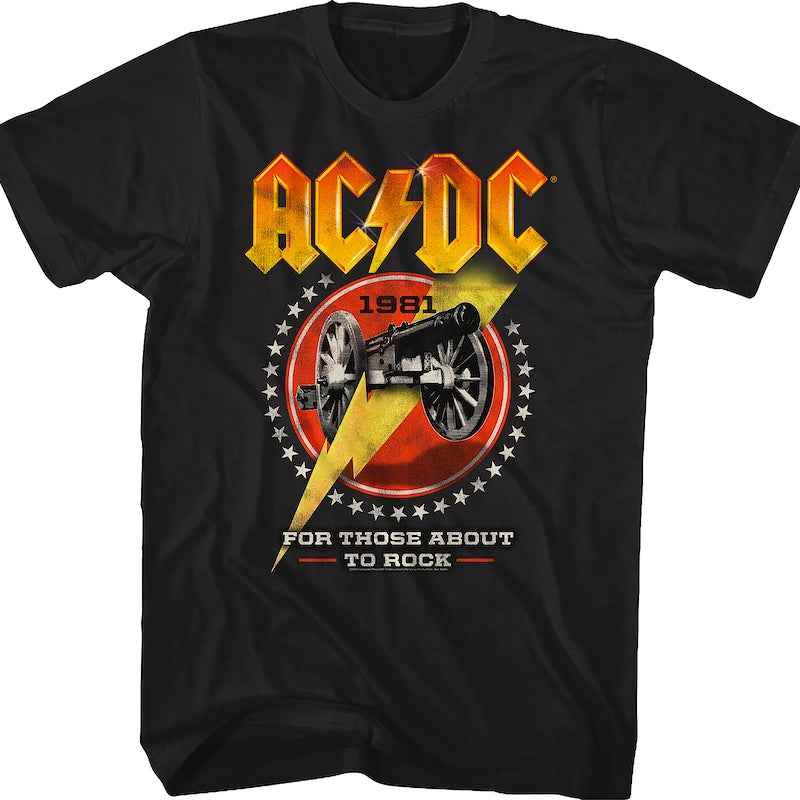 For Those About To Rock 1981 ACDC Shirt