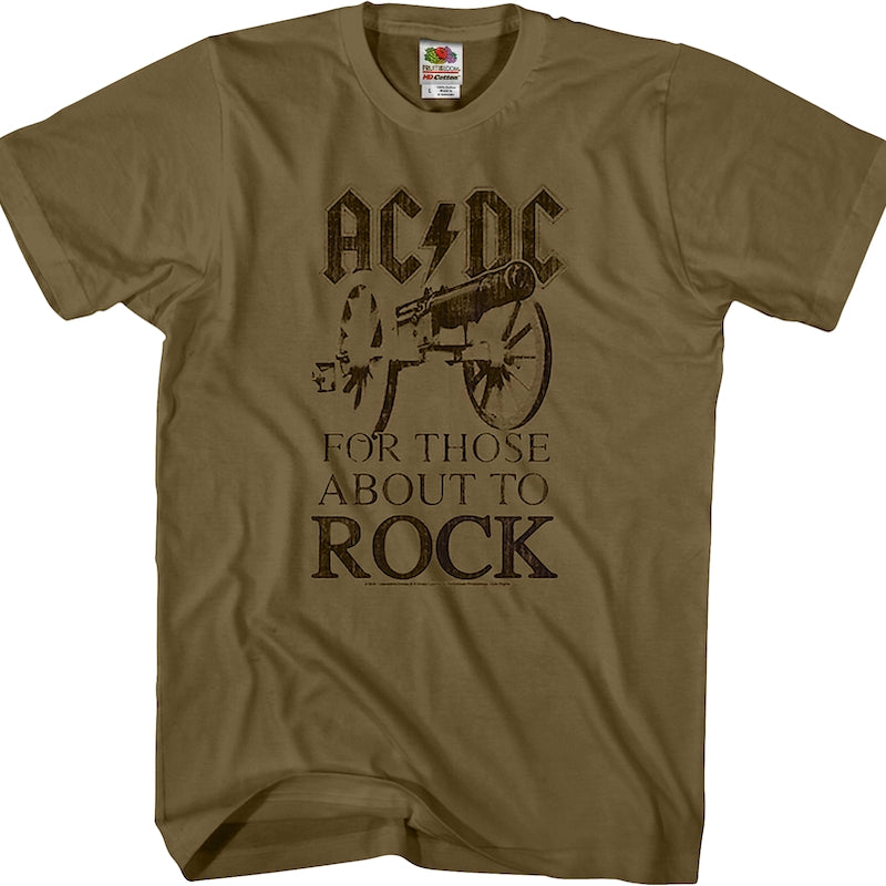 For Those About To Rock ACDC Shirt