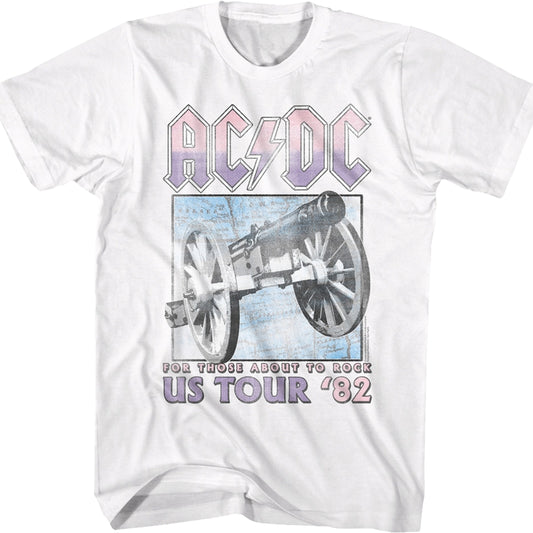 For Those About To Rock US Tour '82 ACDC Shirt