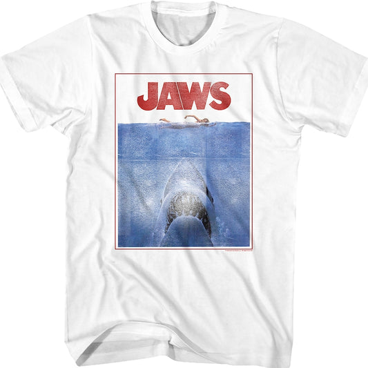 Framed Poster Jaws T-Shirt