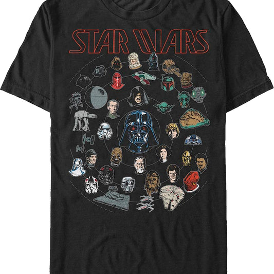 Galactic Rotation Star Wars T-Shirt