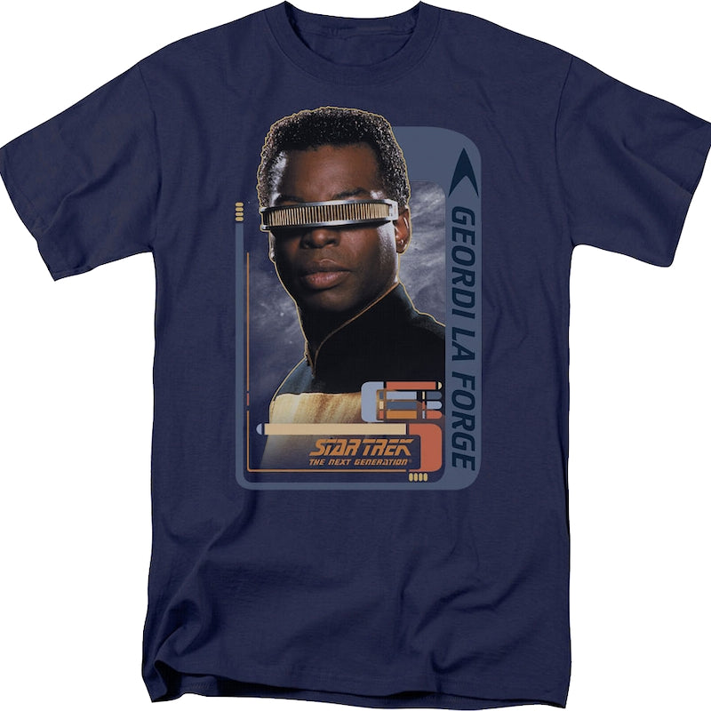 Geordi La Forge Star Trek The Next Generation T-Shirt