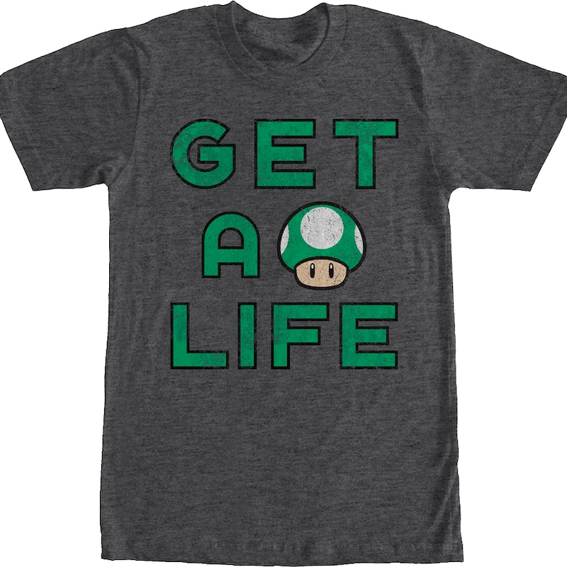 Get A Life Super Mario Bros. T-Shirt