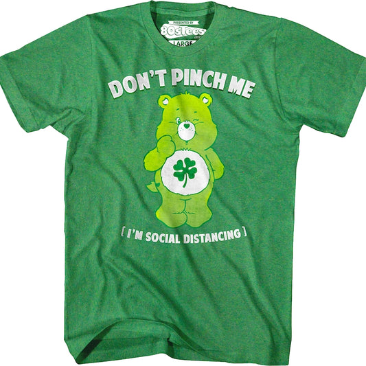 Good Luck Bear Don't Pinch Me I'm Social Distancing Care Bears T-Shirt