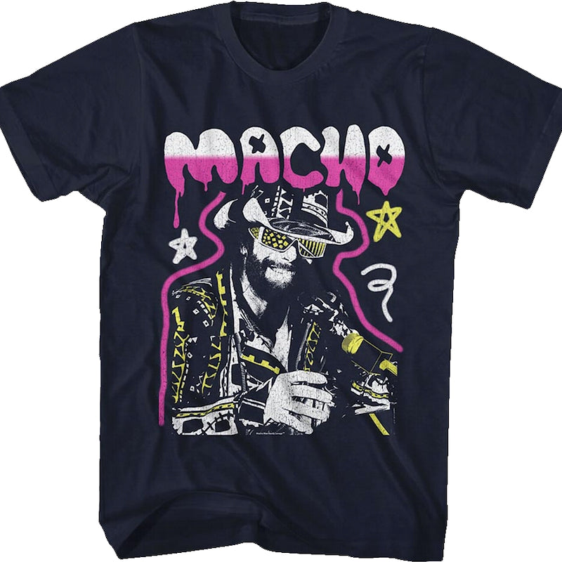 Graffiti Macho Man Randy Savage T-Shirt