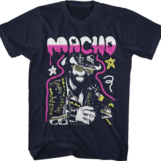 Graffiti Macho Man Randy Savage T-Shirt