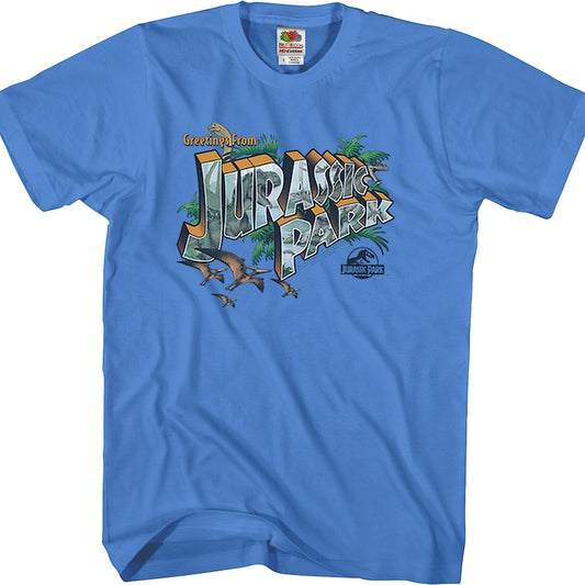 Greetings From Jurassic Park T-Shirt
