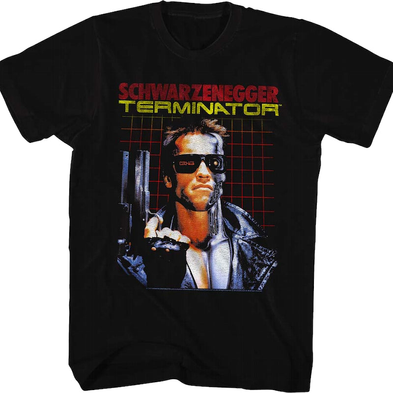 Grid Poster Terminator T-Shirt