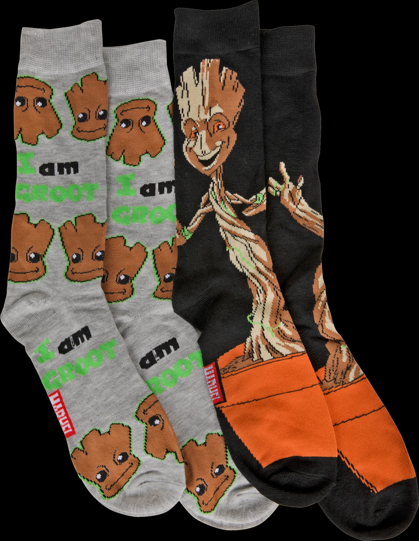 Groot 2-Pack Marvel Comics Socks