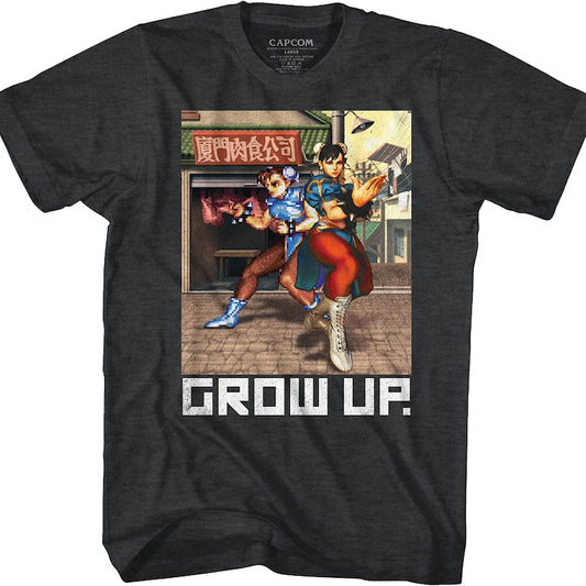 Grow Up Street Fighter T-Shirt