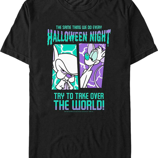 Halloween Night Pinky and the Brain T-Shirt