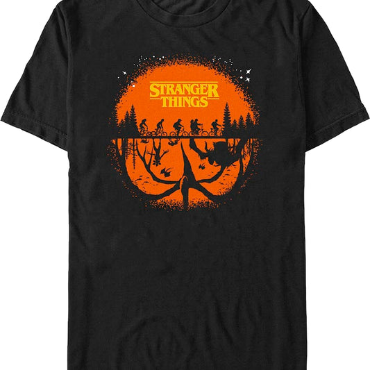 Halloween Silhouettes Stranger Things T-Shirt