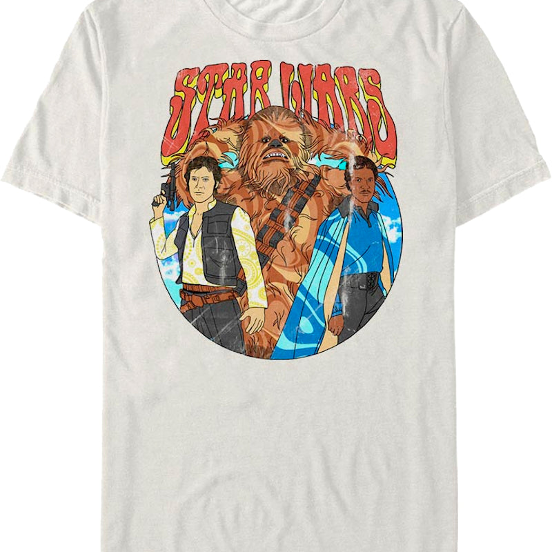 Han Solo Chewbacca Lando Calrissian Star Wars T-Shirt