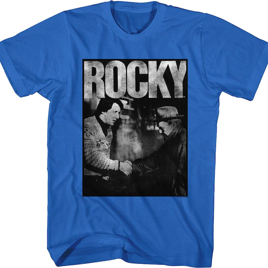 Handshake Mickey And Rocky T-Shirt