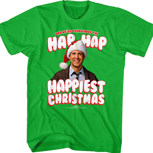 Hap Hap Happiest Christmas Vacation T-Shirt