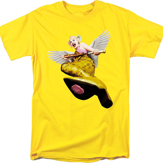 Harley Quinn Kick Birds Of Prey T-Shirt