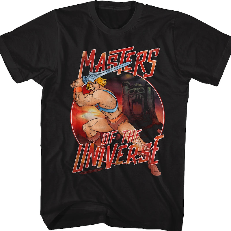 He-Man Action Pose Masters of the Universe Shirt