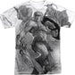 He-Man Black and White Collage Masters of the Universe T-Shirt