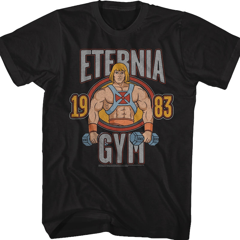 He-Man Eternia Gym Masters of the Universe T-Shirt