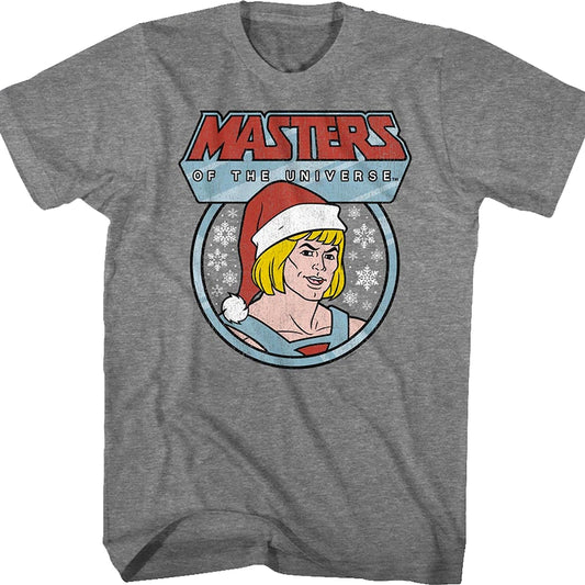 He-Man Santa Claus Hat Masters of the Universe T-Shirt