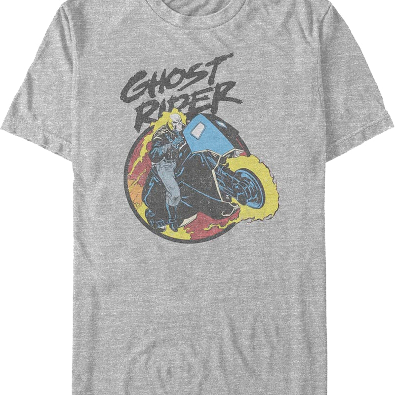 Hell On Wheels Ghost Rider Marvel Comics T-Shirt