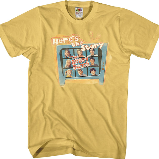 Here's The Story Brady Bunch T-Shirt