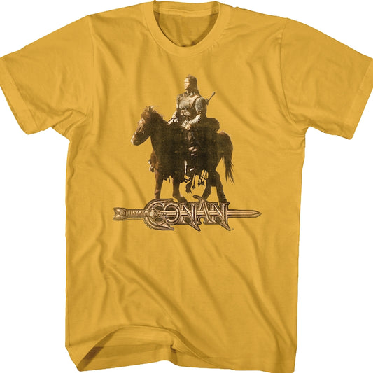 Horseback Conan The Barbarian T-Shirt