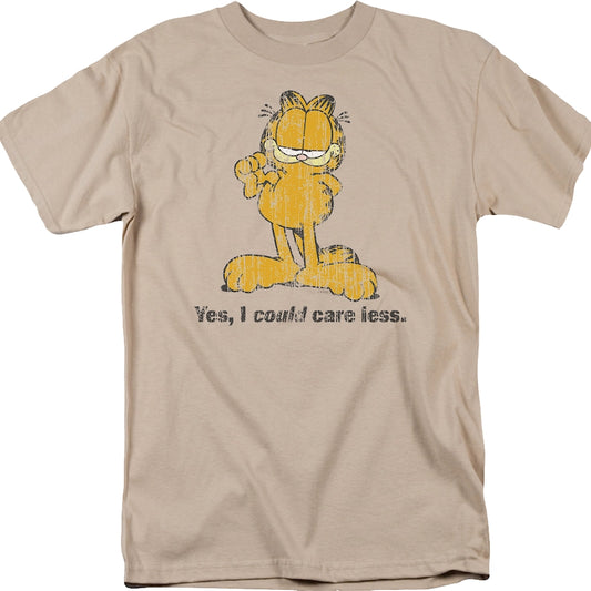 I Could Care Less Garfield T-Shirt