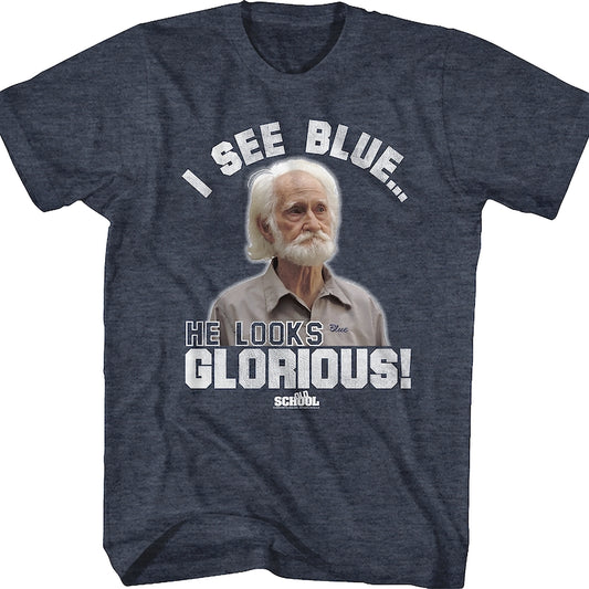 I See Blue He Looks Glorious Old School T-Shirt