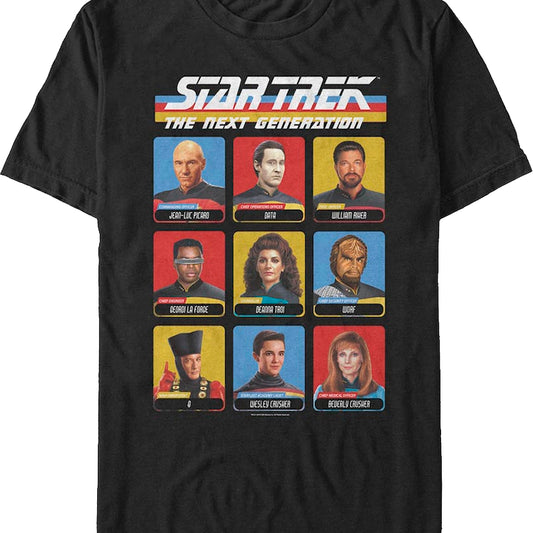Iconic Characters Star Trek The Next Generation T-Shirt