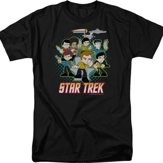 Illustrated Crew Star Trek T-Shirt