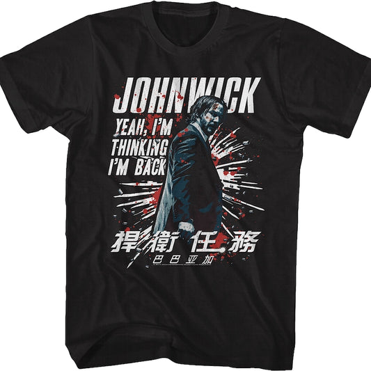 I'm Back John Wick T-Shirt