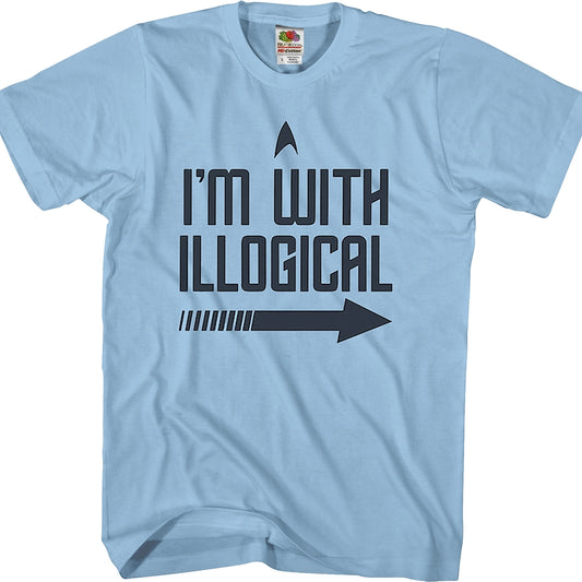 I'm With Illogical Star Trek T-Shirt