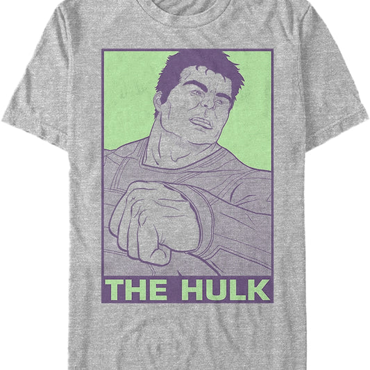 Incredible Hulk Pop Art Avengers Endgame T-Shirt