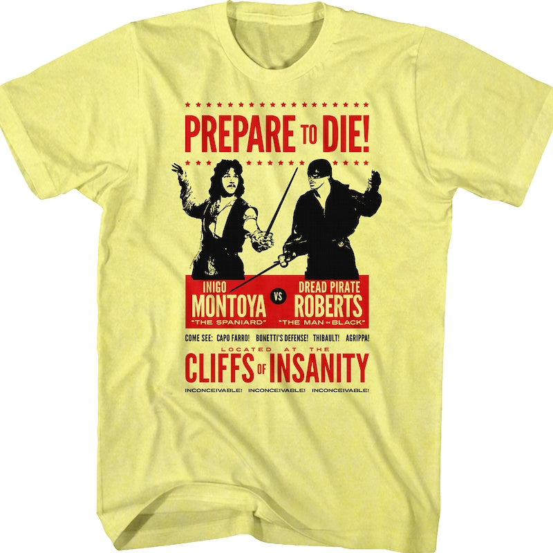 Inigo Montoya vs Dread Pirate Roberts Princess Bride T-Shirt